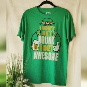 Solid Threads St Patrick's Men's Graphic T-shirt Size Medium